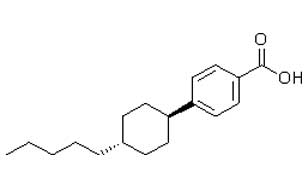 trans-4-(4-n-Pentylcyclohexyl)benzoic acid 